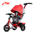 Dernières bébé trike poussette 2 ans / pas cher prix 3 roues trike vélo pour bébé / pliage enfants poussent le long de trikes